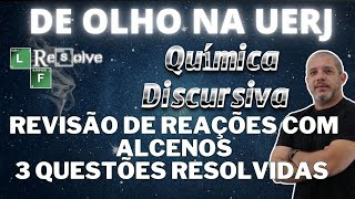 UERJ 2024 2ªfase Um alceno pode ser identificado a partir dos produtos formados em sua reação de oxi [upl. by Rosner]