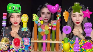 ASMR Mukbang Chinese Food mukbang emoji eat fat meat MEAT MUKBANG FOOD candy guitar candy egg EP123 [upl. by Dante]