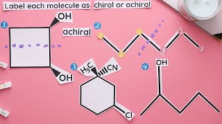 How to Find Chiral Centers amp the Difference Between Chiral vs Achiral Molecules  Organic Chemistry [upl. by Emory]