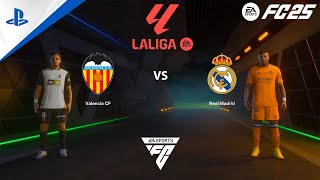 FC 25 PS4  Valencia vs Real Madrid  LaLiga EA SPORTS 2425 [upl. by Pasho]