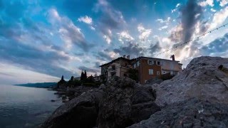 Timelapse  4K  Volosko  Croatia  Hrvatska  Timelapse photography [upl. by Leeth]