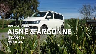 VW California road trip Aisne et Argonne 2017 F [upl. by Lillis194]