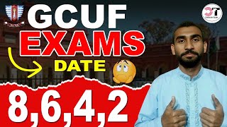 Final Exams Dates 8642  Result Kab Aye Ga 1st Ka GCUF [upl. by Akir756]