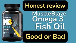 Muscleblaze omega 3 review  muscleblaze fish oil review in hindi [upl. by Alviani]