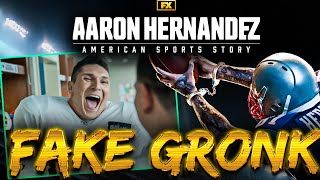 Rob Gronkowski Portrayal in quotAaron Hernandez American Sports Storyquot [upl. by Kushner139]