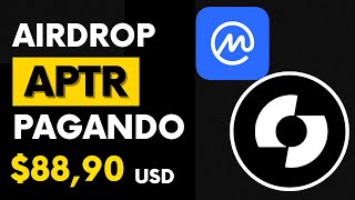 AIRDROP COINMARKETCAP  APTR  PAGANDO MUITO BEM [upl. by Geldens]