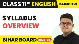 Class 11 English Rainbow Book  Syllabus Overview  Bihar Board 202324 [upl. by Selma]