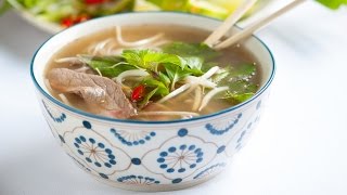 Vietnamese Pho Recipe Homemade Broth [upl. by Gillespie]