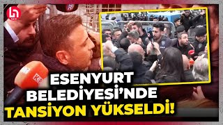 Esenyurt Belediyesi abluka altında Özgür Çelik belediyeye girmek istedi polis engelledi [upl. by Boru]