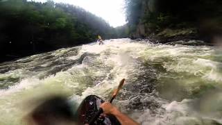 Kayaking the Kennebec River Maine 6500cfs [upl. by Anad]