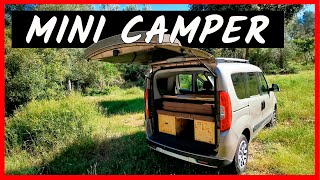 FIAT DOBLO CAMPER 😍 mini camper lista para disfrutar [upl. by Yzmar]