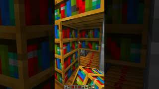 Minecraft Secret Door🤫 shortfeed minecraft [upl. by Ynamrej]