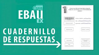 Cuadernillo de respuestas para la EBAU en la UEx [upl. by Kiah]