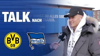 STIMMEN NACH DORTMUND  Kalou  Lazaro  Mittelstädt  Hertha BSC [upl. by Emmery]