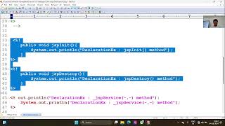 27 Can we define jspService in declaration tag of JSP  JSP  Web application Tutorial  app [upl. by Nagiem]