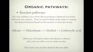 VCE Chemistry Unit 4 Reaction pathways and ester formation [upl. by Gwenora]