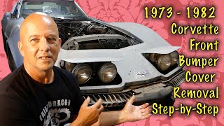 1973  1982 C3 Corvette Front Bumper Cover Removal StepbyStep [upl. by Daniella772]