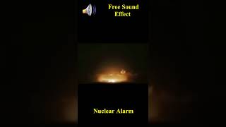 Nuclear Alarm Siren  copyrightfree soundeffects [upl. by Moneta]