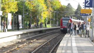 S Bahn München  Bahnhof FASANGARTEN  17102013 [upl. by Sumaes]