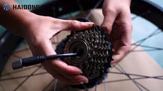 How to replace a freewheel of an ebike Lets check it out [upl. by Kerat]