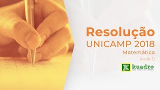 Matemática  Resolução Unicamp 2018 aula 1  Vagner Figueira [upl. by Astor]