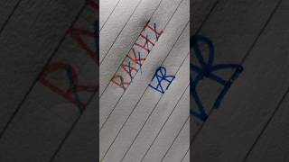 RAKHI name logo shorts artist art trending [upl. by Einafets]