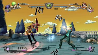 F F vs NARANCIA GHIRGA Hardest Difficulty JoJos AllStar Battle R [upl. by Nibla47]