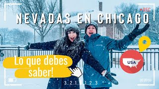 Como son las nevadas en Estados Unidos  Chicago  ⛄🏂 Lo que deber saber y Hacer ❄❄ [upl. by Ruosnam233]