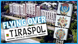 Tiraspol Transnistria  Aerial Drone Footage  BLATCH [upl. by Anayaran]