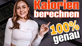 Kalorienbedarf GENAU berechnen  so gehts Kaloriendefizit ermitteln amp Kalorien im MuskelaufbauðŸ’¡ [upl. by Hayott792]