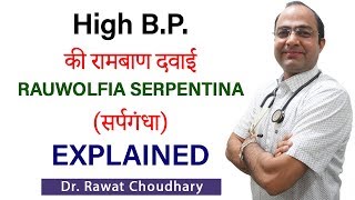 Rauwolfia Serpentina Q Explained  Homeopathic Medicine for High BP  High Blood Pressure [upl. by Wheelwright697]