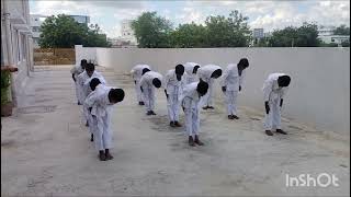 Winfield High school CBSE Campus Karate Activity [upl. by Atikihc]