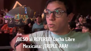 ¡BESO al RÉFEREE Lucha Libre Mexicana ¡TRIPLE AAA [upl. by Ycat710]