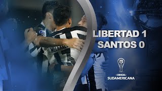 Melhores Momentos  Libertad 10 Santos  Volta  Quartas de Final  Sudamericana 2021 [upl. by Yleek]