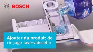 Démonstration  Ajouter du produit de rinçage lavevaisselle Bosch  Bosch Home Canada [upl. by Enttirb92]