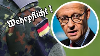 Wehrpflicht bei der Bundeswehr   Das fordert die CDU mit Chef Friedrich Merz Meine kurze Meinung [upl. by Ramon]