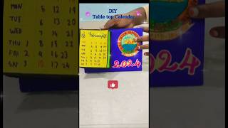 DIY Table top Calendar diycrafts diycalendar shorts ytshorts [upl. by Colin]