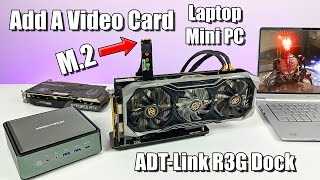 Add A Graphics Card To Your Laptop Or Mini PC With This M2 GPU Dock [upl. by Hterag]