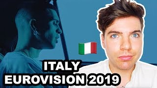 EUROVISION 2019 ITALY MAHMOOD  SOLDI  REACTION [upl. by Enrichetta]