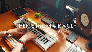 Theme from Airwolf Cover  Arturia Keystep  Volca Bass [upl. by Raines]