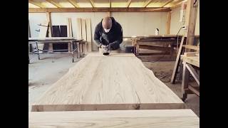 Rusticatura legno tavolo da pranzo allungabile in legno massello di castagno [upl. by Frerichs]