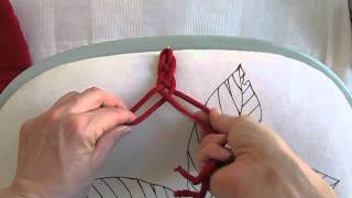 How to braid with four strands [upl. by Marcelle]