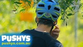 PUSHYS REVIEW TROY LEE DESIGNS A1 HELMETS [upl. by Siramed]