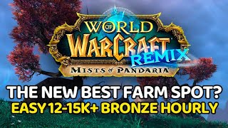 BEST Farm For Bronze  SOLO FARMING  MoP Remix Farms  WoW Guide [upl. by Eilasor]