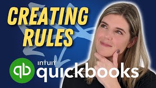 How to use Bank Rules in QBO  Reduce bookkeeping hours Free Checklist [upl. by Llij]