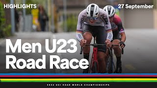 Men Elite Road Race highlights  2024 UCI Road World Championships [upl. by Armat604]