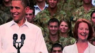 President Obama Speaks to US and Australian Service Members [upl. by Brag]