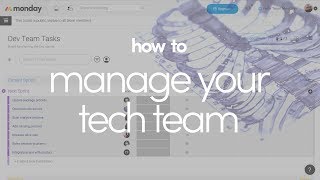 How to manage your team with mondaycom [upl. by Borszcz]