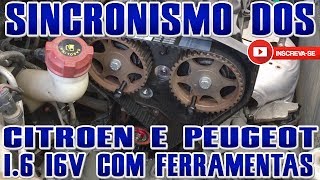 Sincronismo Motor 16 16v Citroen e Peugeot com Ferramentas [upl. by Bathsheba101]