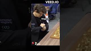 Magnus Disrespect Gambit😎 chess chessclips funny [upl. by Eineeuq10]